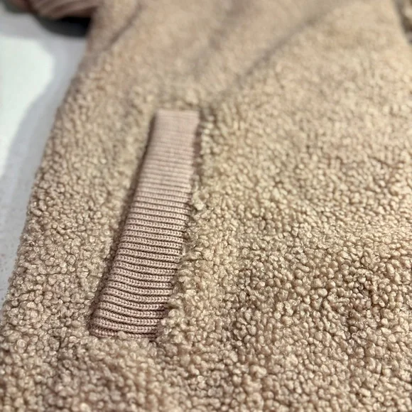 Varley Ardley Zip Through Boucle Sherpa Sweater Size Large - Picture 5 of 15